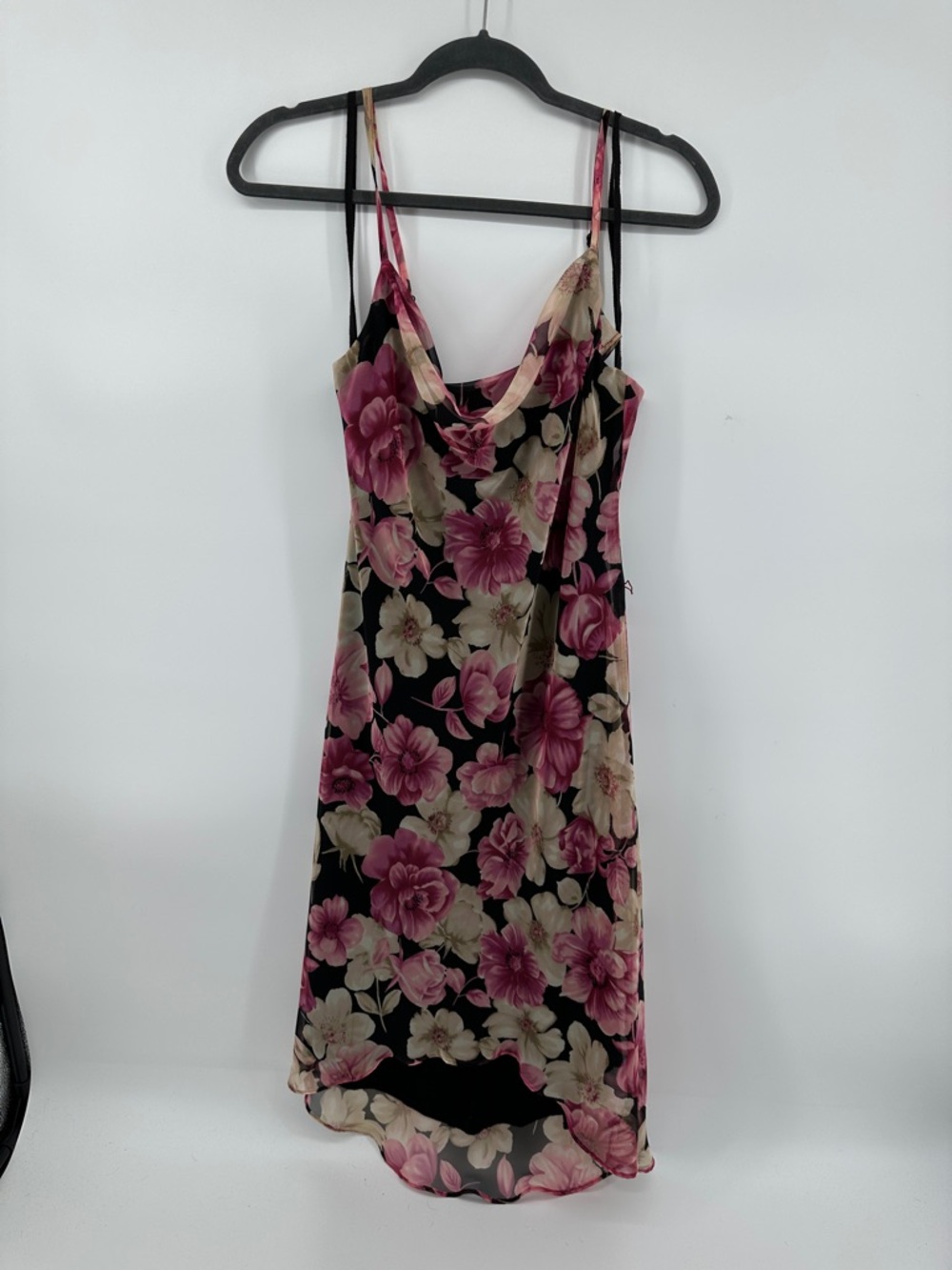 DBY Ltd. VTG Y2K Romantic Fairycore Feminine Party Floral Sleeveless Dress Sz7/8